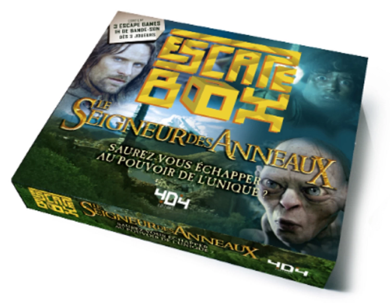 ESCAPE BOX LE SEIGNEUR DES ANNEAUX 3 ESCAPE BOX LE SEIGNEUR DES ANNEAUX